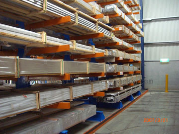 Warehouse Cantilever Racking Systems Both Side for Aluminum Pipe