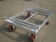 5&quot; Casters Removable Wire Mesh Container Storage Cages With Trolley Cars